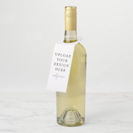 Tag für die benutzerdefinierte Flaschenverpackung Flaschenanhänger