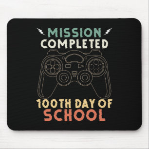 Tag für Gamer 100 Tage Schulspass Gamer studiert Mousepad