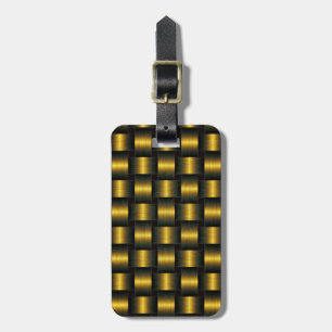 Tag für Schwarz und Gold Gepäckanhänger