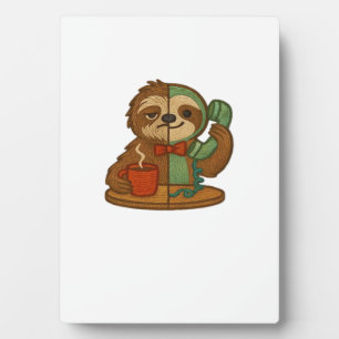 Tag für Tag Sloth Glow-Up-Patch � Bestickte Verwan Fotoplatte