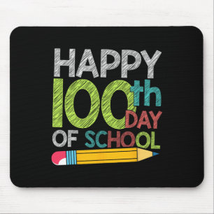 Tag Geschenk Schüler Kinder glücklich 100 Tage der Mousepad