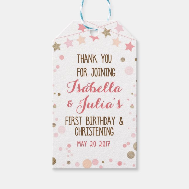 Tag Geschenkanhänger (Vorderseite)