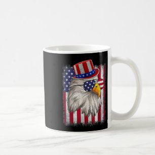Tag Glück 4. Juli Design Vintage Flagge Kaffeetasse