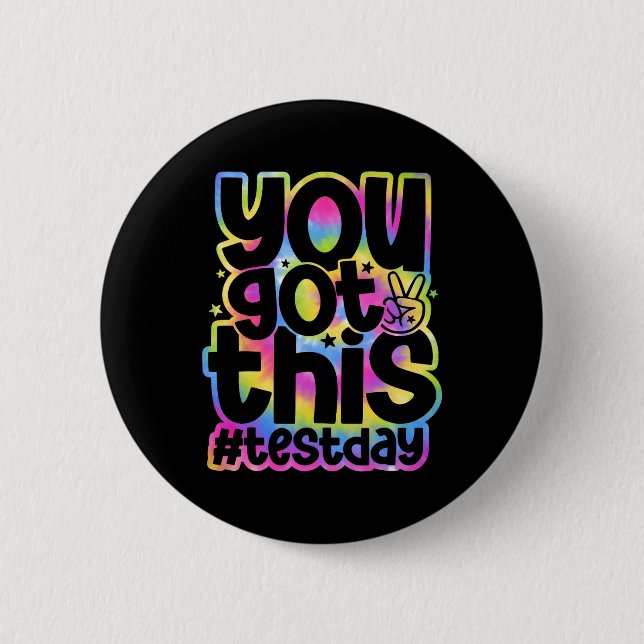 Tag Got du diesen Sternentest Motivierend Teache Button (Vorderseite)