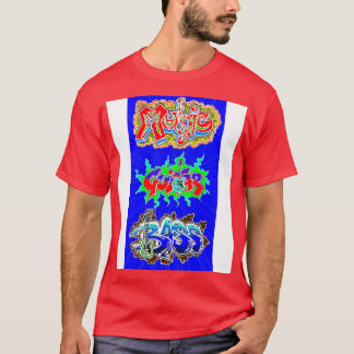 Tag Graffiti Music Art 1 T-Shirt