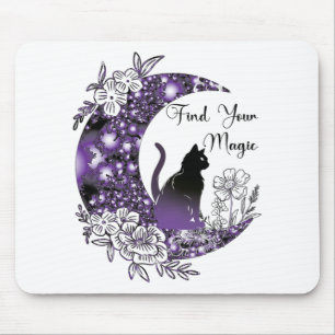 Tag Grafischer Mystischer Himmelsmond Mousepad