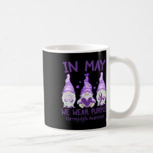 Tag im Mai tragen wir Lila Fibro-Bewusstseinsbildu Kaffeetasse