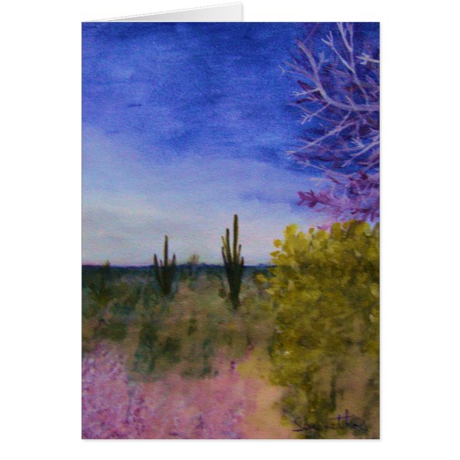 Tag in der Arizona-Wüsten-Landschaft draußen (Vorne)