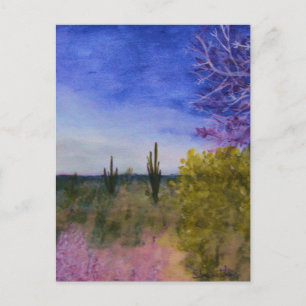 Tag in der Wüstenlandschaft Arizona Außenbereich Postkarte