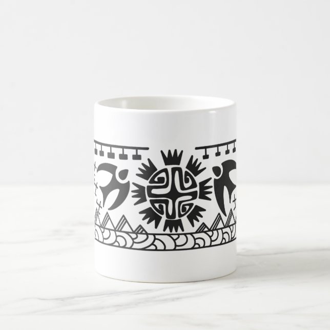 Tag Inspiration Polynesische Tätowierungs-Tasse Kaffeetasse (Mittel)