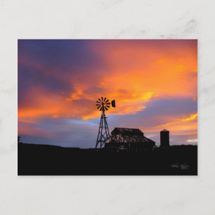 Tag ist getan postkarte