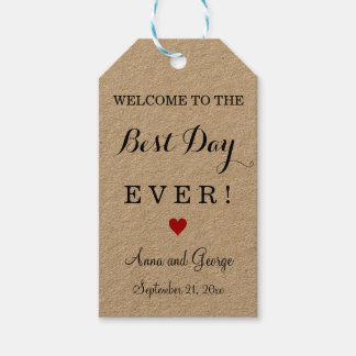 Tag je Personalisierte Gastgeschenk Hochzeit Tags Geschenkanhänger