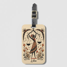 Tag Libra Celestial Zodiac Art Gepäckanhänger