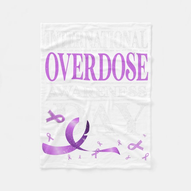 Tag Lila 1 Fleecedecke (Vorderseite)