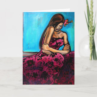 "Tag" Malerei-Grußkarte Karte