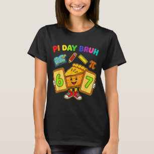 Tag Mann lustig 6 7 Kuchen Mathelehrer Kinder T-Shirt