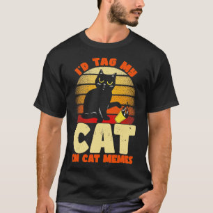 Tag meine Katze auf den Cat Memos Cat Lover Redewe T-Shirt