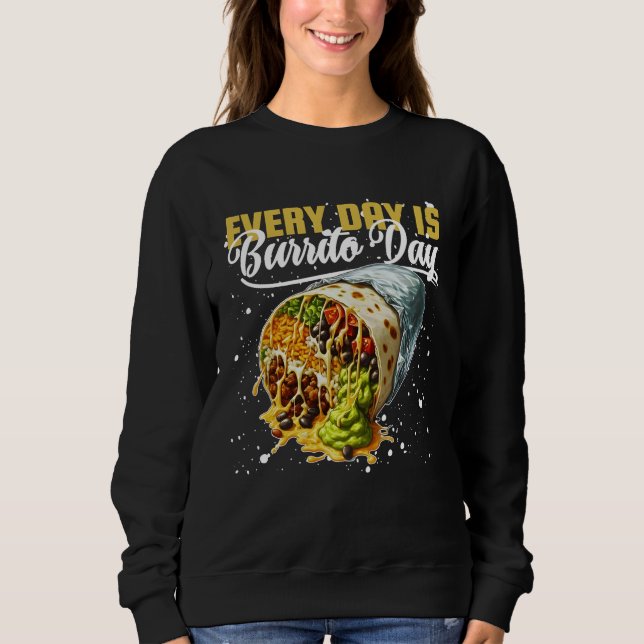 Tag mit Burrito Sweatshirt (Vorderseite)