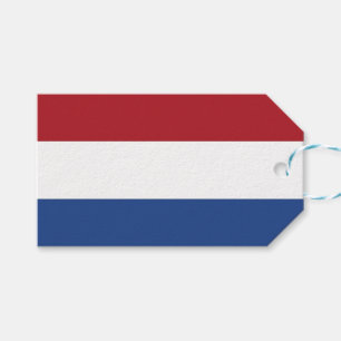 Tag mit der Flagge der Niederlande Geschenkanhänger