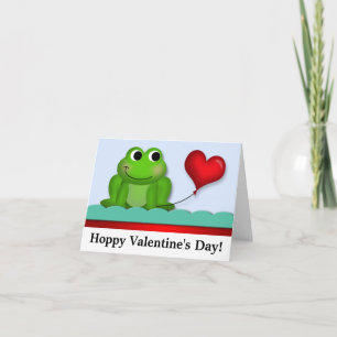 Tag niedlicher Froggyder hopfenreiche Valentines Feiertagskarte