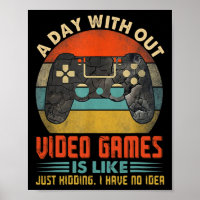 Tag ohne Videospiele Funny Gamer Gaming Boys Ki