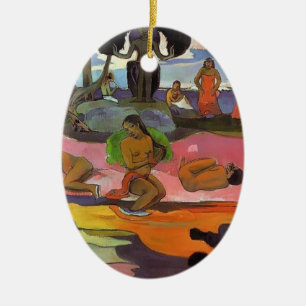 Tag Pauls Gauguin- der Götter Keramikornament