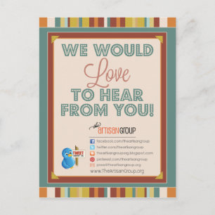 TAG Press Postcard Postkarte
