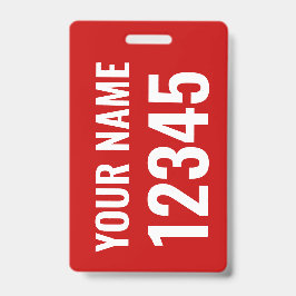 Tag/Tag des Segeltages mit Name und Segelnummer Ausweis