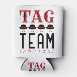 Tag Team Singing Singer Barbershop Quartet Dosenkühler