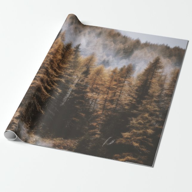 TAG UND BÄUME AM TAG GESCHENKPAPIER (Ungerollt)