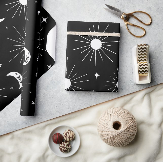 Tag und Nacht 3 Geschenkpapier (Basteln)