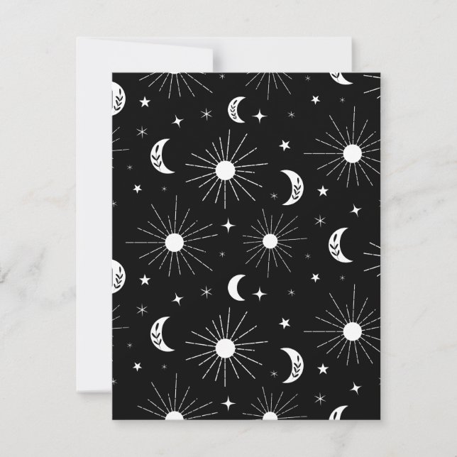 Tag und Nacht 3 Mitteilungskarte (Vorderseite)