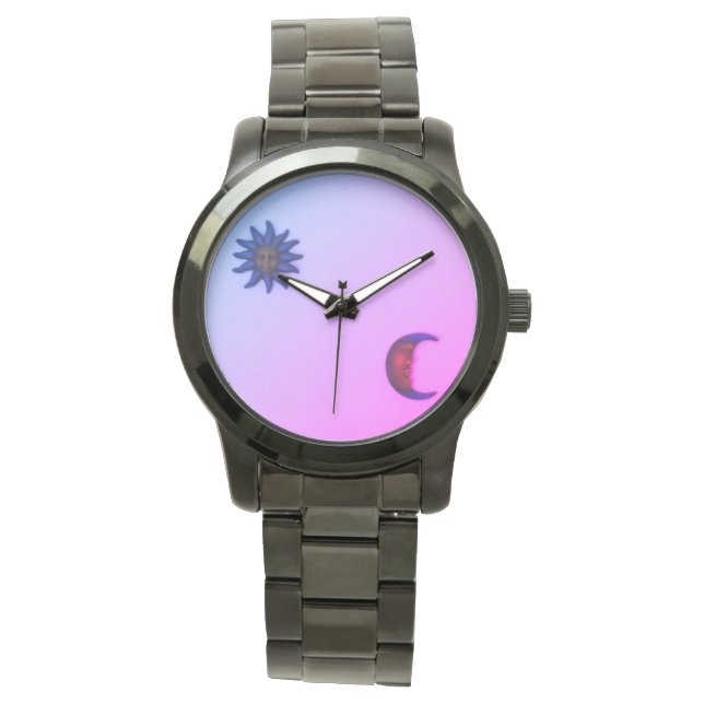 Tag und Nacht Armbanduhr (Vorderseite)