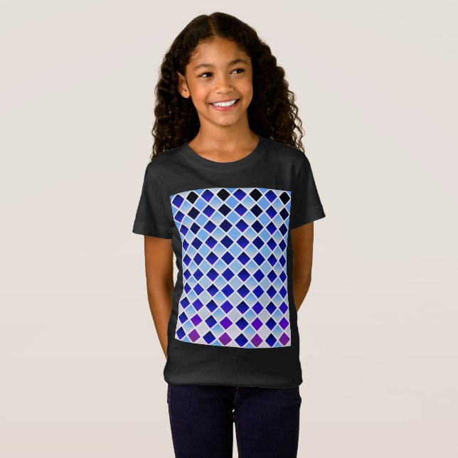 Tag und Nacht (Diamond Checkered) T-Shirt (Vorne ganz)
