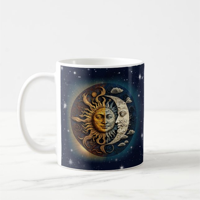 Tag und Nacht Kaffeetasse (Links)