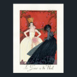 Tag und Nacht Pariser Art Deco Poster<br><div class="desc">Tag und Nacht in Paris Art Deco Poster. Art Deco Illustration von Georges Barbier. Tag und Nacht ist eine niedliche Vintage Abbildung, die auf allegorische Figuren zeigt, die sich für eine Nacht in der Pariser Stadt verkleiden. Der eine ist hell und fröhlich und repräsentiert die Tageszeit, der andere ist dunkel...</div>
