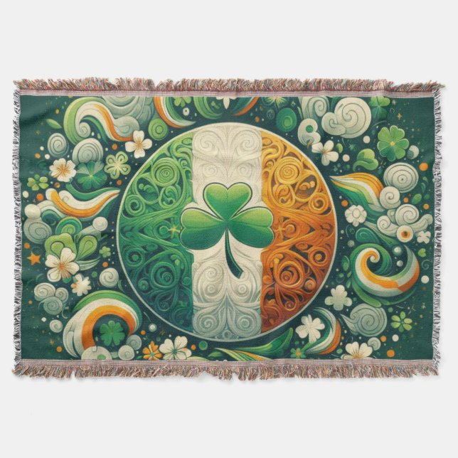 Tag von Saint Patrick/Irland/Irland Decke (Vorderseite)