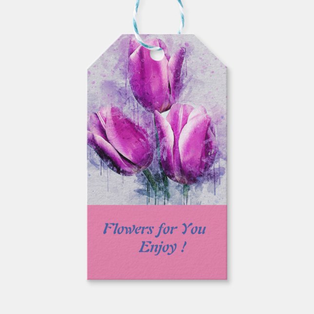 Tag-Vorlage Geschenkanhänger (Vorderseite)