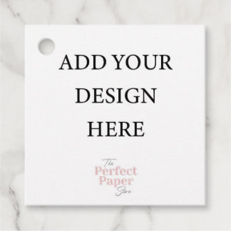 Tag-Vorlage mit gestochenem Loch fördern Geschenkanhänger