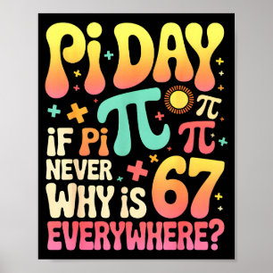 Tag wenn nie endet warum ist 67 überall 67 Meme Ki Poster