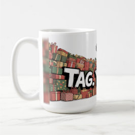 Tag You're It Elf  Kaffeetasse