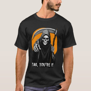 Tag You're It Skelett Boop Kapuzen Skelett Figur T-Shirt