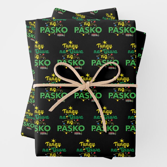 Tagalog Philippinen Geist der Weihnachten Geschenkpapier Set (Beispiel)