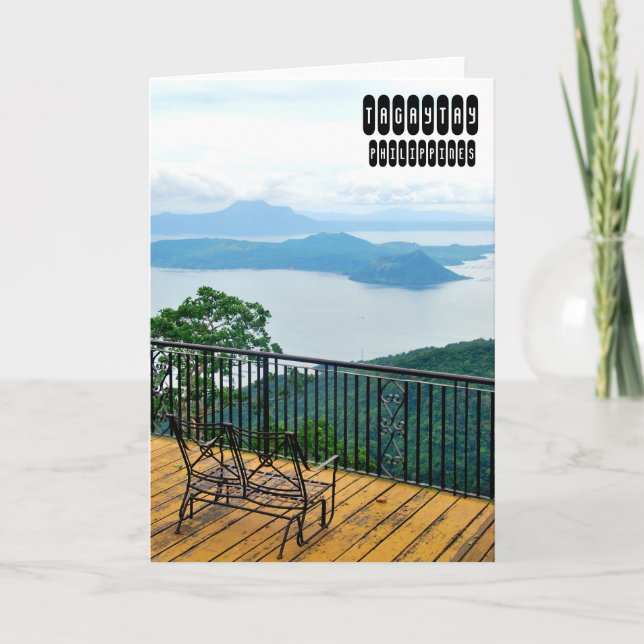 Tagaytay Feiertagskarte (Vorderseite)