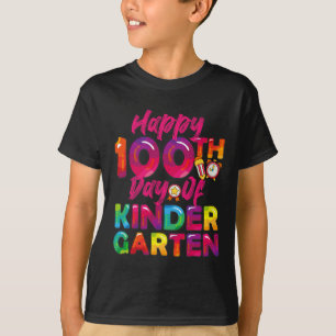 Tage Alle Schüler Lehrer glücklich 100. Kindertag T-Shirt