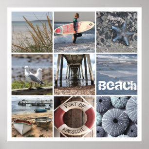 Tage am Strand Poster