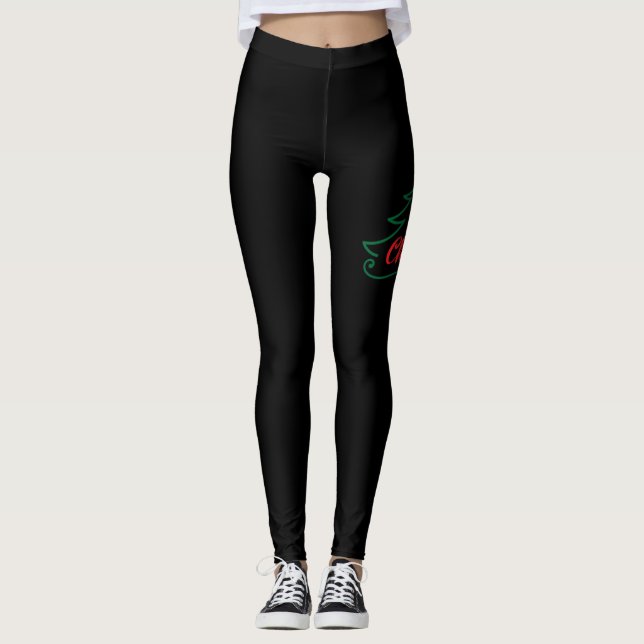 Tage bis Weihnachten Leggings (Vorderseite)