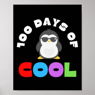 Tage Coolen hundert Tage 100. Schullehrtag Poster