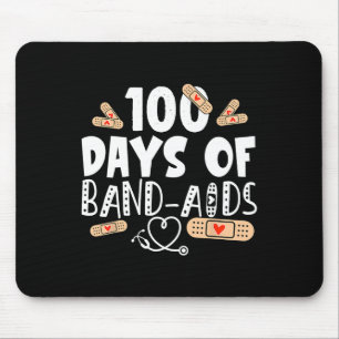 Tage der Pflaster - Schulkur 100 Tage Schulzeit Mousepad