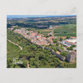 Tage der Ritter - Obidos Portugal Postkarte